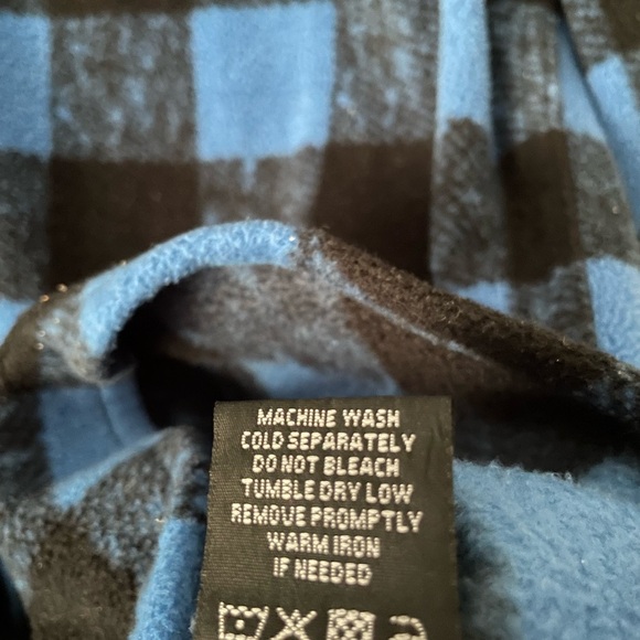 Trademark Brooklyn Cloth MFG Co. Mens Shirt Shacket XL Buffalo Plaid Blue Black - Picture 6 of 9